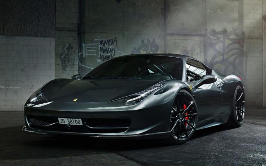 Ferrari 458 Italia Blu Pozzi on ADV.1 Wheels (ADV10 M.V2 CS) '2018